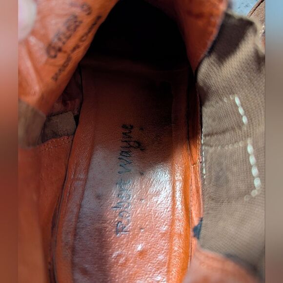 Robert Wayne Brown Leather Boots - Picture 7 of 8